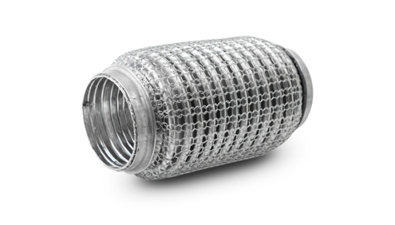 Vibrant 66706 - VIB66706 - Vibrant SS Flex Coupling w/ Interlock Liner and Mesh Braid 2.25in Inlet/Outlet x 6in long - Shipped in Europe - Tuningsupply.com
