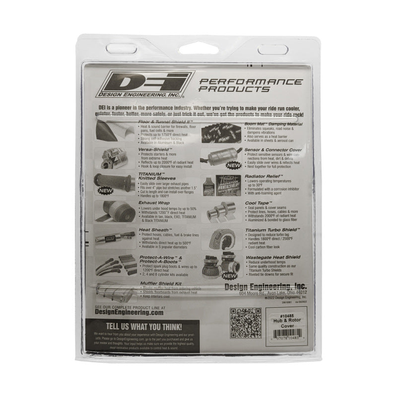 DEI 10485 - DEI10485 - DEI Hub and Rotor Cover - Shipped in Europe - Tuningsupply.com