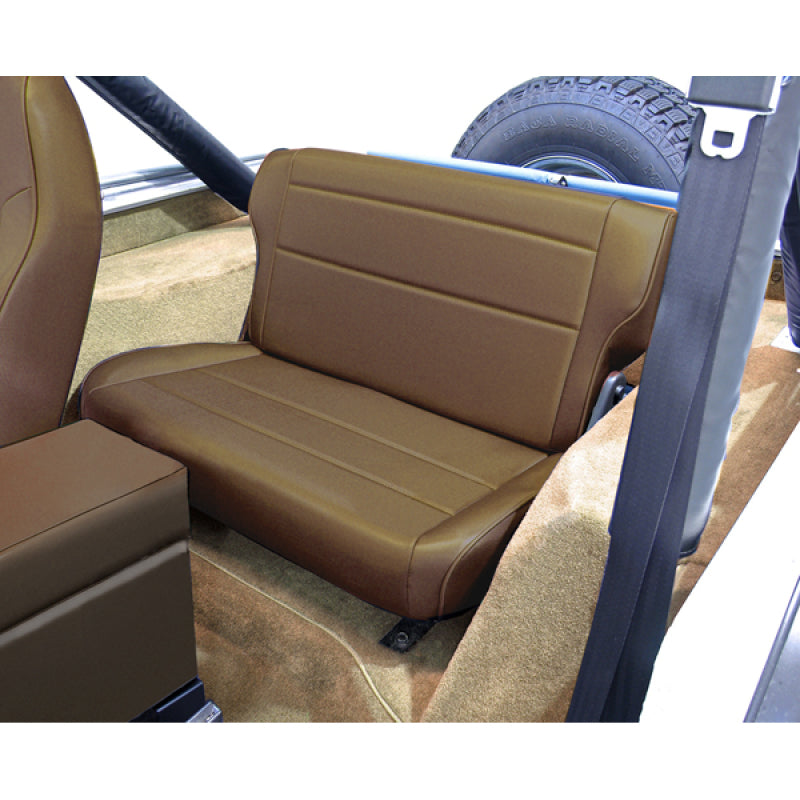 Rugged Ridge - RUG13462.37 - Rugged Ridge Fold & Tumble Rear Seat Spice 76-95 Jeep CJ / Jeep Wrangler - Shipped in Europe - Tuningsupply.com
