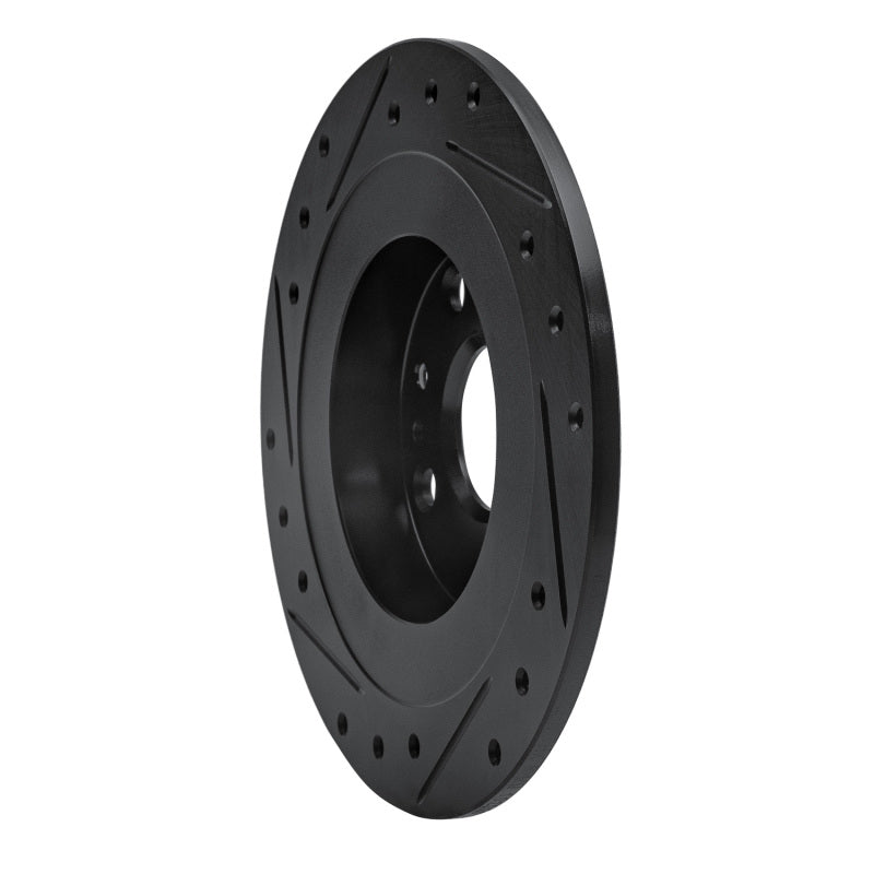 R1 Concepts 633-54003R - RNC633-54003R - R1 1990-2003 Ford Escort Rear Right Drilled & Slotted Black Brake Rotor - Shipped in Europe - Tuningsupply.com