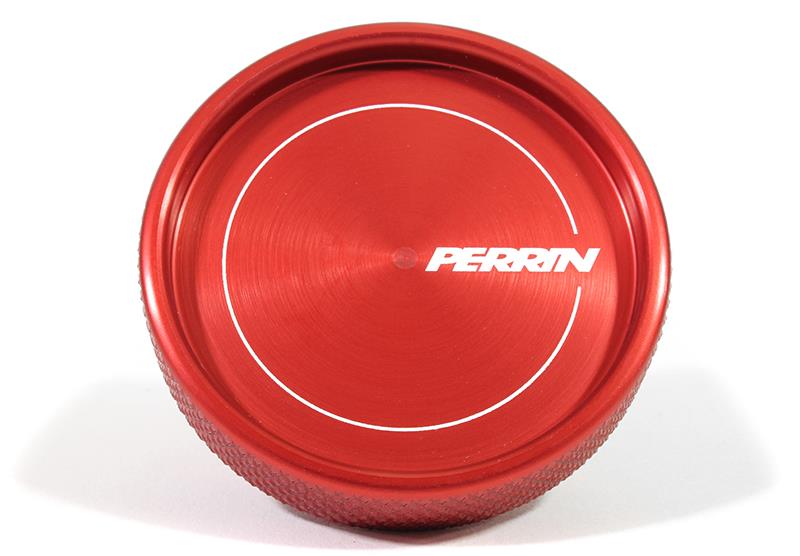 Perrin Performance PSP-ENG-711RD - PERPSP-ENG-711RD - PERRIN 02-25 Subaru Impreza/WRX/STI & 13-25 Crosstrek/BRZ/FR-S/GR86/GR86 Oil Fill Cap - Red - Shipped in Europe - Tuningsupply.com