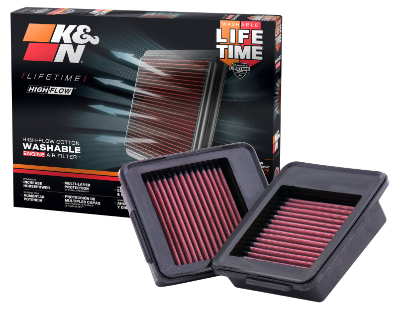 K&N Engineering 33-2413 - KNN33-2413 - K&N 09+ Nissan GTR Drop In Air Filter - Shipped in Europe - Tuningsupply.com