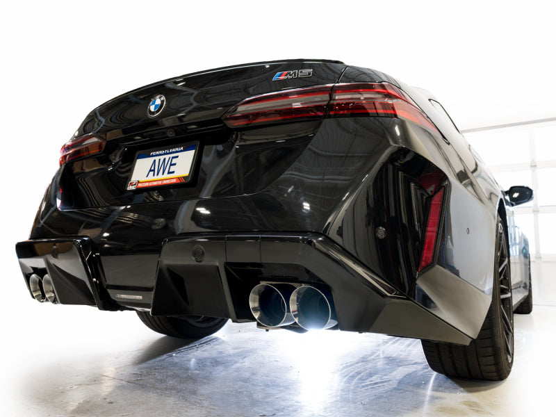 AWE Tuning 3015-42790 - AWE3015-42790 - AWE Tuning BMW G90/G99 M5 Touring Edition Cat-Back Exhaust - Chrome Silver Tips - Shipped in Europe - Tuningsupply.com