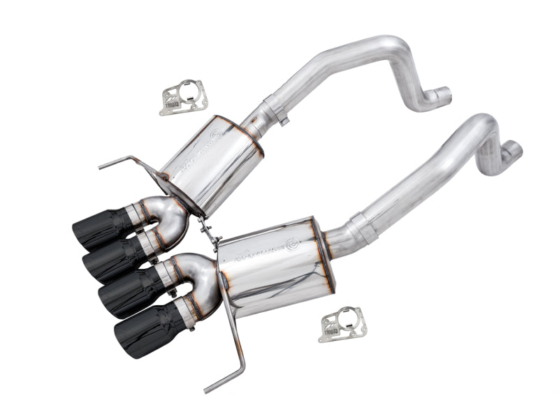 AWE Tuning 3015-43143 - AWE3015-43143 - AWE Tuning 14-19 Chevy Corvette C7 Z06/ZR1 Touring Edition Axle-Back Exhaust w/Black Tips - Shipped in Europe - Tuningsupply.com