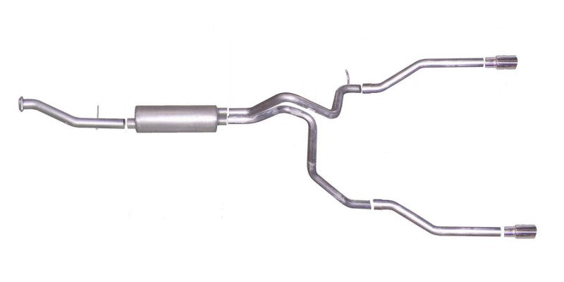 Gibson 5561 - GIB5561 - Gibson 02-05 Chevrolet Avalanche 1500 Base 5.3L 2.25in Cat-Back Dual Split Exhaust - Aluminized - Shipped in Europe - Tuningsupply.com