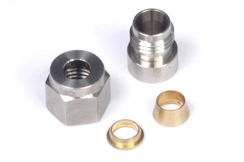 Haltech HT-010812 - HALHT-010812 - Haltech 1/4in Stainless Steel Weld-On Kit w/Nut & Ferrule - Shipped in Europe - Tuningsupply.com