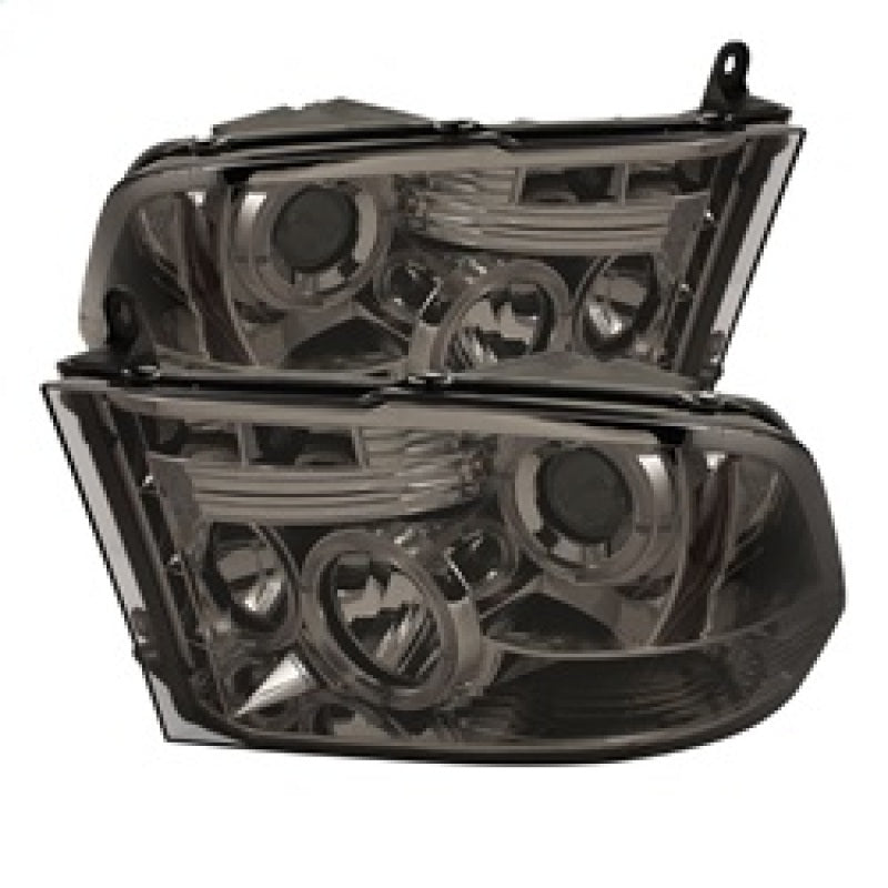 SPYDER 5010056 - SPY5010056 - Spyder Dodge Ram 1500 09-14 10-14 Projector Headlights Halogen- LED Halo LED- Smke PRO-YD-DR09-HL-SM - Shipped in Europe - Tuningsupply.com