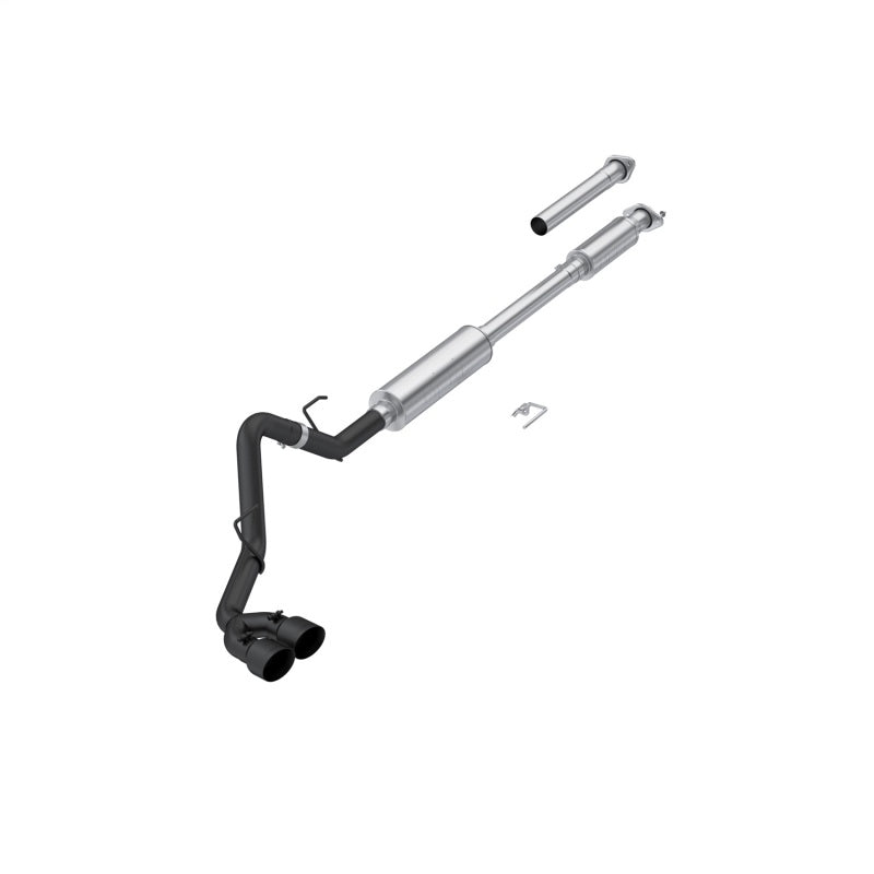 MBRP S5281BLK - MBRPS5281BLK - MBRP 15-20 Ford F-150 3in Single Side Exit Armor BLK Catback Exhaust - Shipped in Europe - Tuningsupply.com
