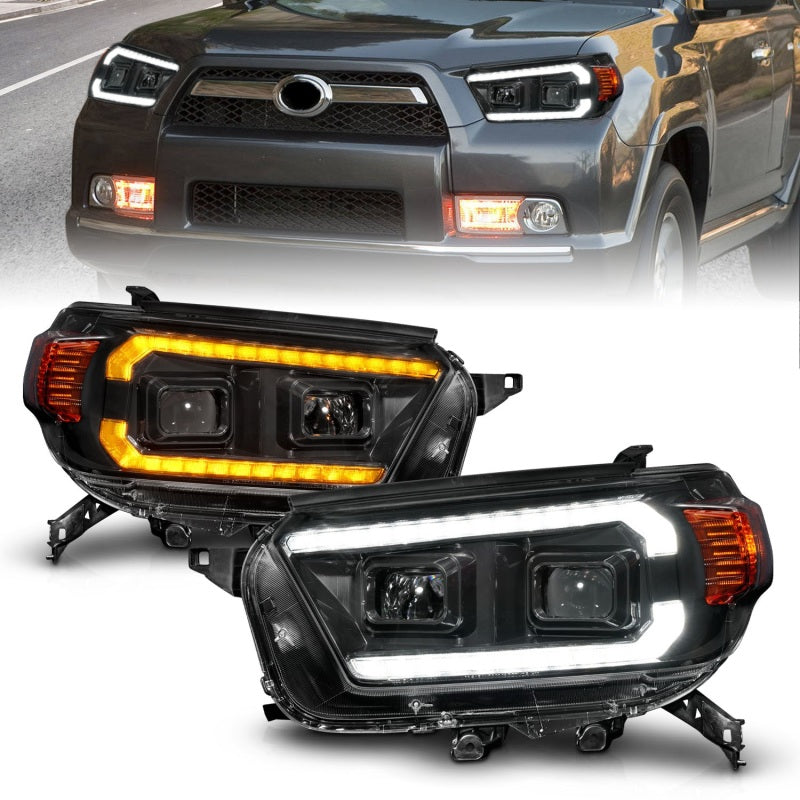 ANZO - ANZ111602 - ANZO 10-13 Toyota 4Runner Projector Headlights - Black - Shipped in Europe - Tuningsupply.com