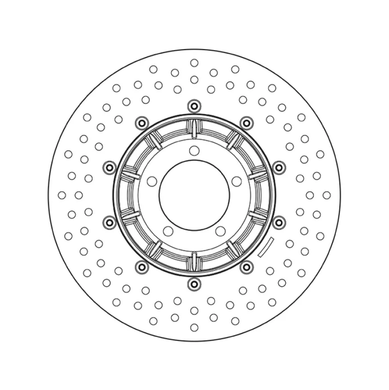 Brembo OE Powersports 178B40836 - BRE178B40836 - Brembo 78-86 BMW R45 450cc 260x5mm Brake Disc - Front Floating - Shipped in Europe - Tuningsupply.com