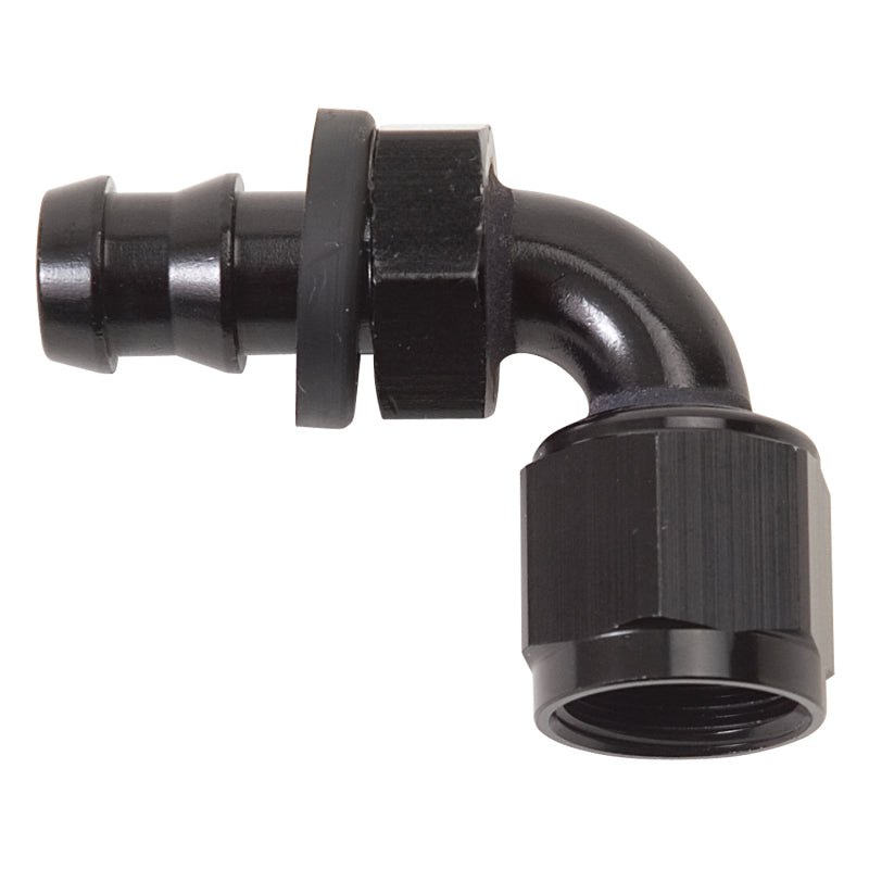 Russell 624173 - RUS624173 - Russell Performance -8 AN Twist-Lok 90 Degree Hose End (Black) - Shipped in Europe - Tuningsupply.com