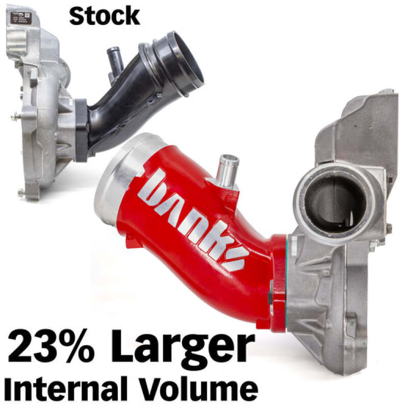 Banks Power 42792-R - GBE42792-R - Banks Power 17-24 Chevrolet/GMC 2500/3500 6.6L Duramax L5P Monster-Ram Turbo Inlet Elbow - Red - Shipped in Europe - Tuningsupply.com