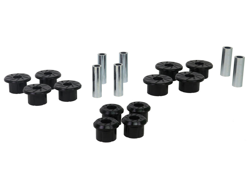 Whiteline W73821 - WHLW73821 - Whiteline 1999-2018 Chevrolet Silverado 1500 Spring - Eye Front/Rear And Shackle Bushing - Shipped in Europe - Tuningsupply.com