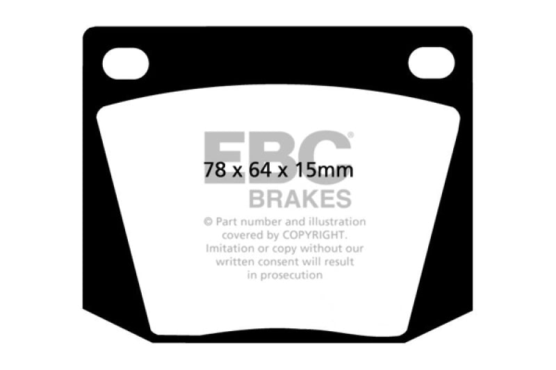 EBC DP2169 - EBCDP2169 - EBC 63-69 Ac Cobra 4.7 Greenstuff Front Brake Pads - Shipped in Europe - Tuningsupply.com