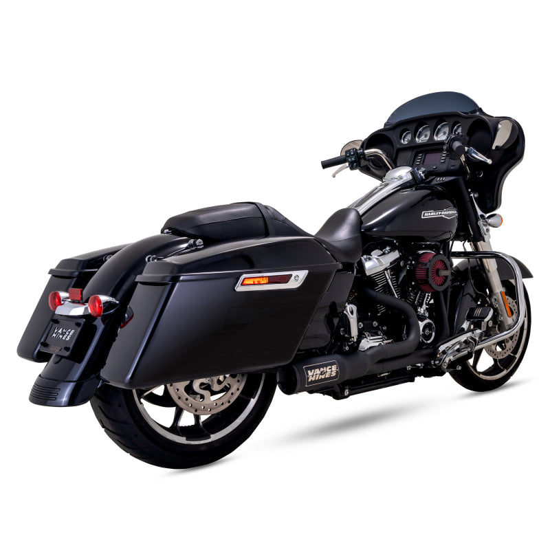 Vance and Hines 47321-22 - VAH47321-22 - Vance & Hines 17-23 HD Touring 2-1 High Output PCX Exhaust System - Black - Shipped in Europe - Tuningsupply.com