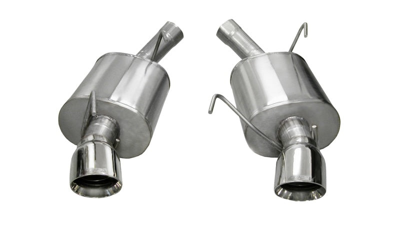 CORSA Performance 14311 - COR14311 - Corsa 2005-2010 Ford Mustang Shelby GT500 5.4L V8 Polished Sport Axle-Back Exhaust - Shipped in Europe - Tuningsupply.com