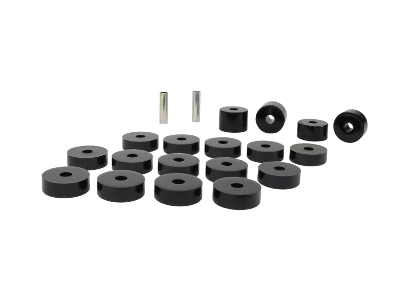 Whiteline W93542 - WHLW93542 - Whiteline 1974-1975 Jeep CJ5 Body Mount Bushing Set - Shipped in Europe - Tuningsupply.com
