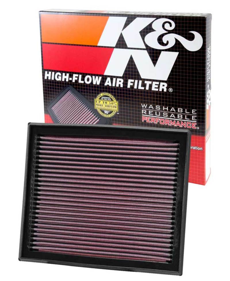 K&N Engineering 33-2873 - KNN33-2873 - K&N Replacement Air Filter VOLVO S40 2.4L-L5; 2004 - Shipped in Europe - Tuningsupply.com