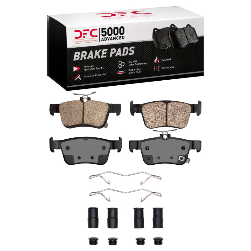 DFC 1551-1878-01 - DFC1551-1878-01 - DFC 16-25 Acura RDX Rear 5000 Advanced Ceramic Brake Pads and Hardware Kit - Shipped in Europe - Tuningsupply.com