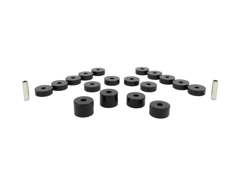 Whiteline W93542 - WHLW93542 - Whiteline 1974-1975 Jeep CJ5 Body Mount Bushing Set - Shipped in Europe - Tuningsupply.com