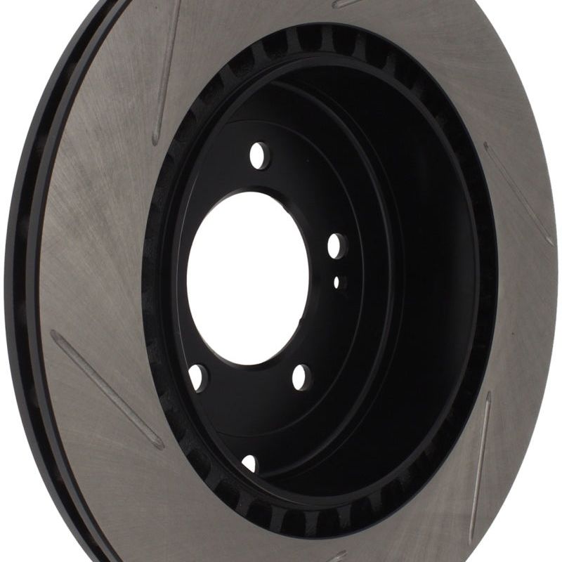 Stoptech 126.46075SL - STO126.46075SL - StopTech Power Slot 08-09 Evo 10 Slotted Left Rear Rotor - Shipped in Europe - Tuningsupply.com