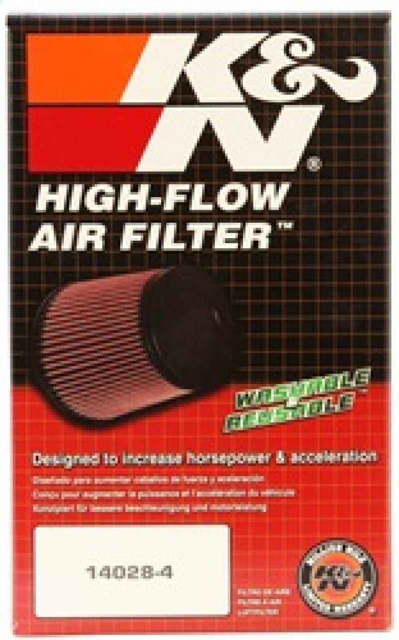 K&N Engineering RU-1760 - KNNRU-1760 - K&N Filter Universal Rubber Round Straight Filter 20 Deg Angled 2-7/16in Flange 3-3/4in OD 5in H - Shipped in Europe - Tuningsupply.com