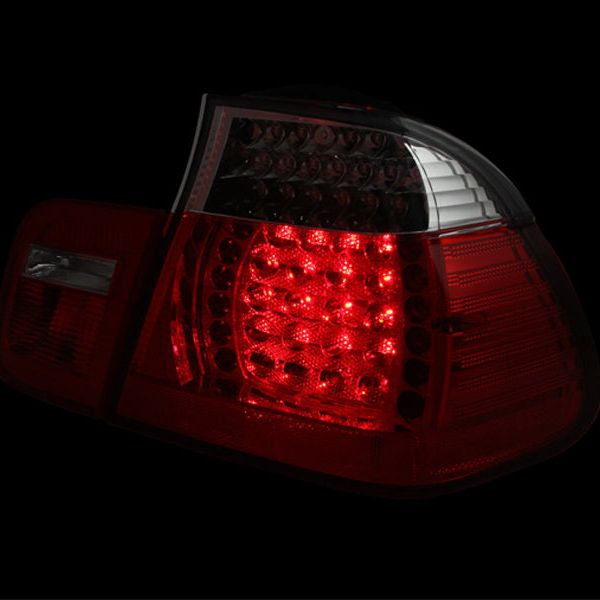 ANZO 321096 - ANZ321096 - ANZO 2002-2005 BMW 3 Series E46 LED Taillights Red/Clear - Shipped in Europe - Tuningsupply.com