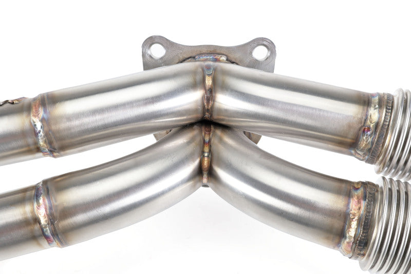 Perrin Performance PSP-EXT-058 - PERPSP-EXT-058 - PERRIN 22-25 Subaru WRX / 20-25 OBXT & LXT / 19-25 Ascent Equal Length Header - Brushed SS - Shipped in Europe - Tuningsupply.com