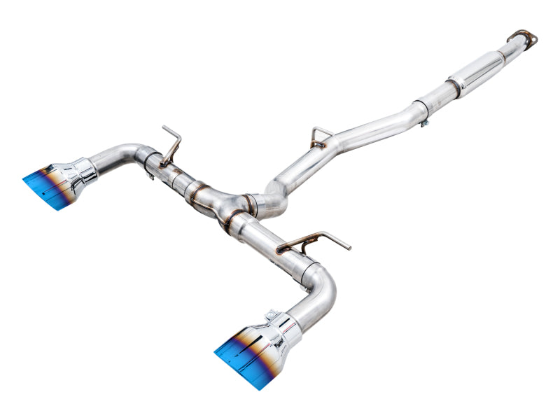 AWE Tuning 3020-39279 - AWE3020-39279 - AWE Track Edition Exhaust for Subaru BRZ / Toyota GR86 / Toyota 86 / Scion FR-S - Vapor Blue Tips - Shipped in Europe - Tuningsupply.com