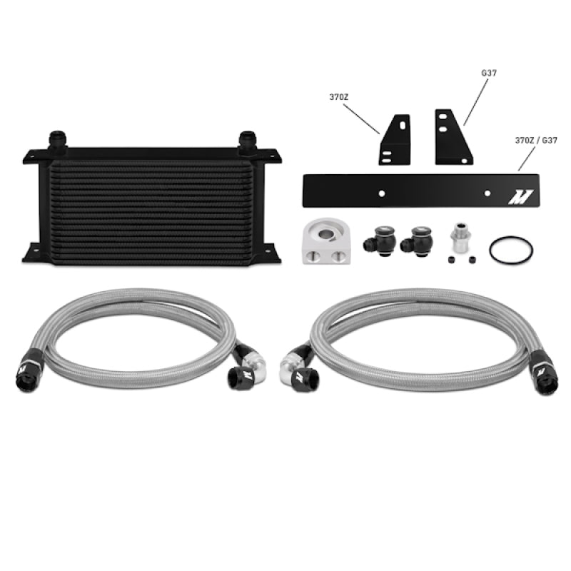 Mishimoto MMOC-370Z-09BK - MISMMOC-370Z-09BK - Mishimoto 09+ Nissan 370Z / 08+ Infiniti G37 (Coupe Only) Oil Cooler Kit - Black - Shipped in Europe - Tuningsupply.com
