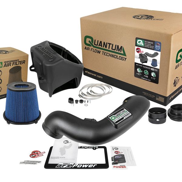 aFe 53-10004R - AFE53-10004R - aFe Quantum Pro 5R Cold Air Intake System 17-18 Ford Powerstroke V8-6.7L - Oiled - Shipped in Europe - Tuningsupply.com