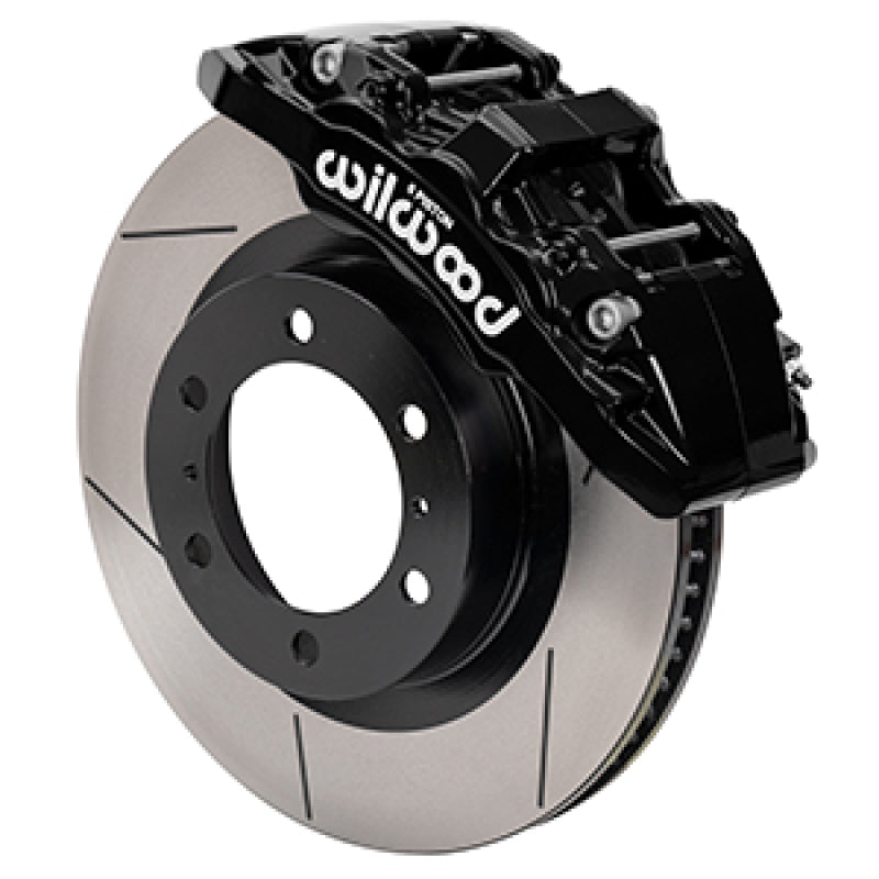 Wilwood 140-17284 - WIL140-17284 - Wilwood 15-21 Toyota 4Runner Aero6-DM Black Front Brake Kit - Slotted - Shipped in Europe - Tuningsupply.com