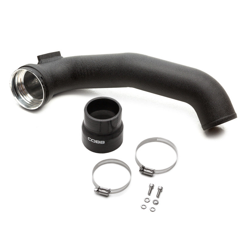 COBB - COBB7B2212 - Cobb BMW N55 Charge Pipe - Wrinkle Black - Shipped in Europe - Tuningsupply.com