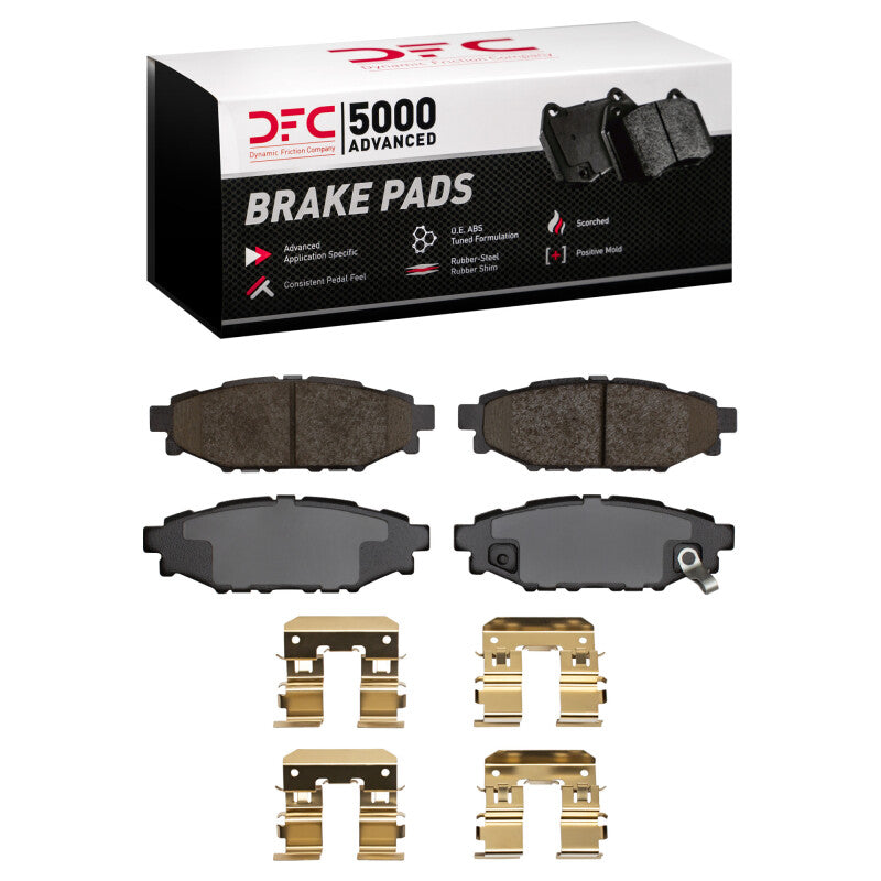 DFC 1551-1114-01 - DFC1551-1114-01 - DFC 12-21 Subaru WRX Rear 5000 Advanced Ceramic Brake Pads and Hardware Kit - Shipped in Europe - Tuningsupply.com