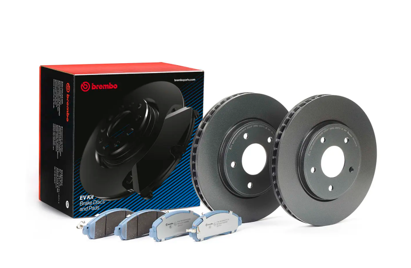 Brembo OE KT08018 - BREKT08018 - Brembo OE 2012+ Nissan Sylphy (B17)/2017+ Nissan Leaf (ZE1)/ Nissan NV200 EV Brake Kit - Front - Shipped in Europe - Tuningsupply.com