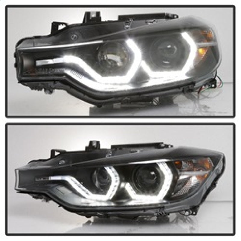 SPYDER 5084347 - SPY5084347 - Spyder 12-14 BMW F30 3 Series 4DR Projector Headlights - LED DRL - Black (PRO-YD-BMWF3012-DRL-BK) - Shipped in Europe - Tuningsupply.com