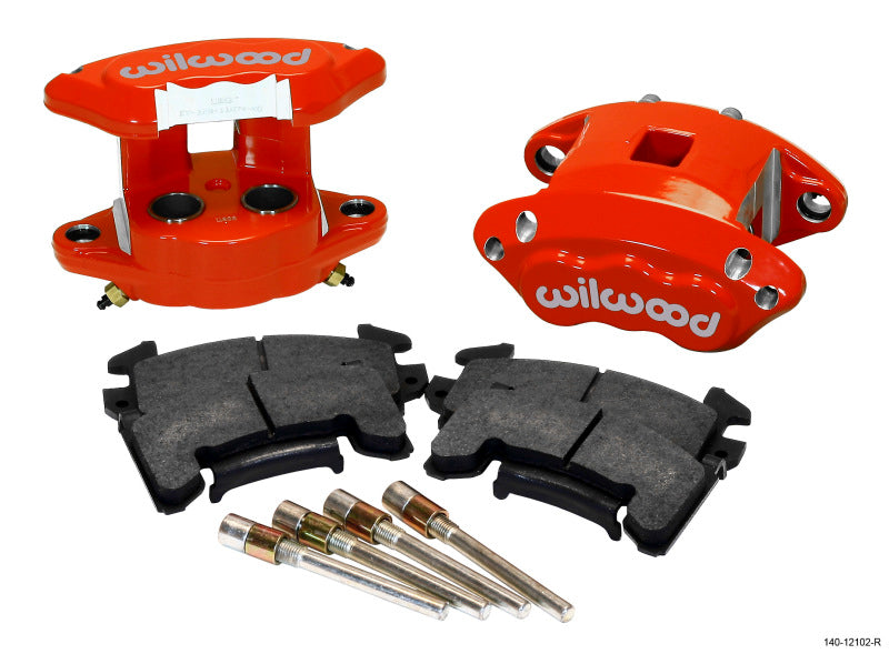 Wilwood 140-12102-R - WIL140-12102-R - Wilwood D154 Rear Caliper Kit - Red 1.12 / 1.12in Piston 0.81in Rotor - Shipped in Europe - Tuningsupply.com