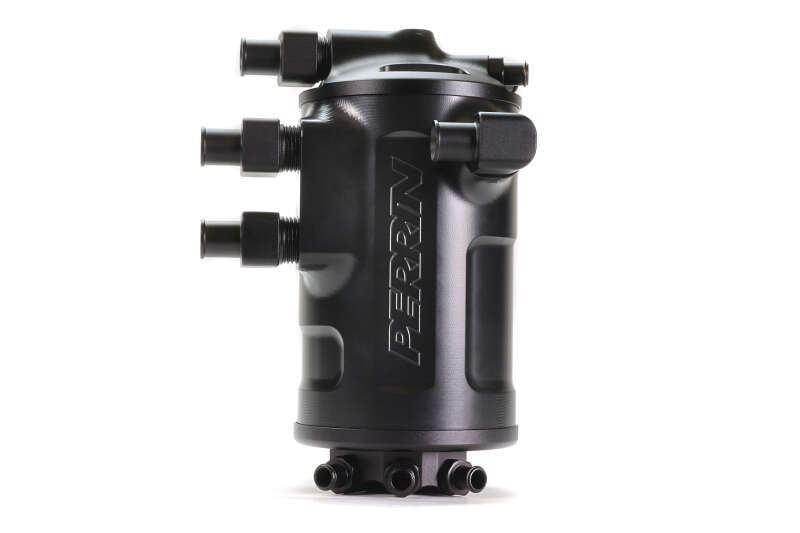 Perrin Performance PSP-ENG-620BK - PERPSP-ENG-620BK - PERRIN 02-21 Subaru WRX / 04-21 STI Air Oil Separator - Black - Shipped in Europe - Tuningsupply.com