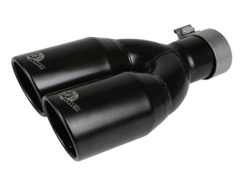 aFe 49-38084-B - AFE49-38084-B - aFe Vulcan Series 3in-2-1/2in 304 SS Cat-Back 2020 Jeep Gladiator (JT) V6-3.6L w/ Black Tips - Shipped in Europe - Tuningsupply.com