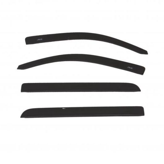 AVS 894033-GBA-A - AVS894033-GBA-A - AVS 15-18 Chevy Silverado 1500 Crew Cab Low Profile Color Match Ventvisors 4pc - Black - Shipped in Europe - Tuningsupply.com