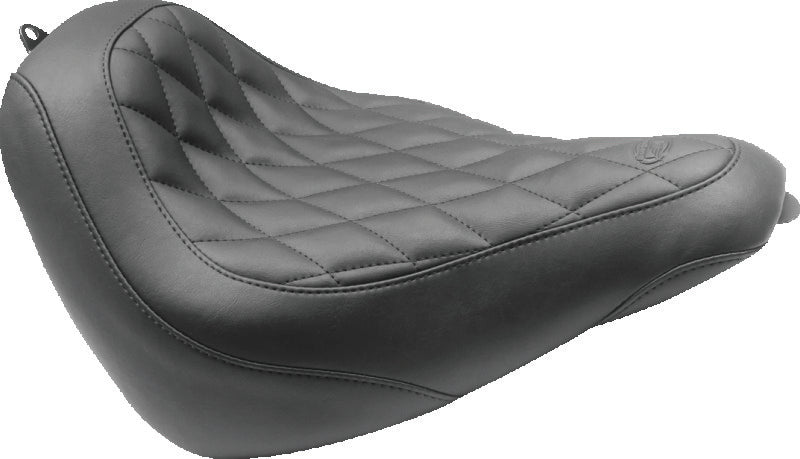 Mustang Motorcycle 83035 - MMP83035 - Mustang 18-21 Harley Street Bob Wide Tripper Solo Seat Diamond Stitch - Black - Shipped in Europe - Tuningsupply.com