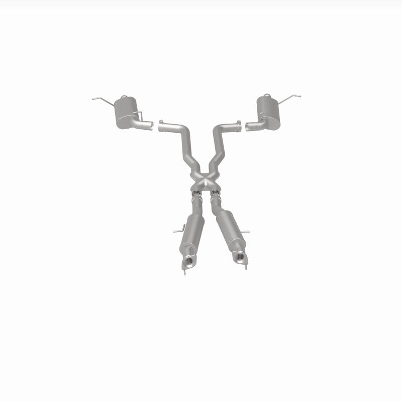 Magnaflow 15064 - MAG15064 - MagnaFlow 12 Jeep Grand Cherokee V8 6.4L Dual Split Rear Exit Stainless Cat Back Performance Exhaust - Shipped in Europe - Tuningsupply.com