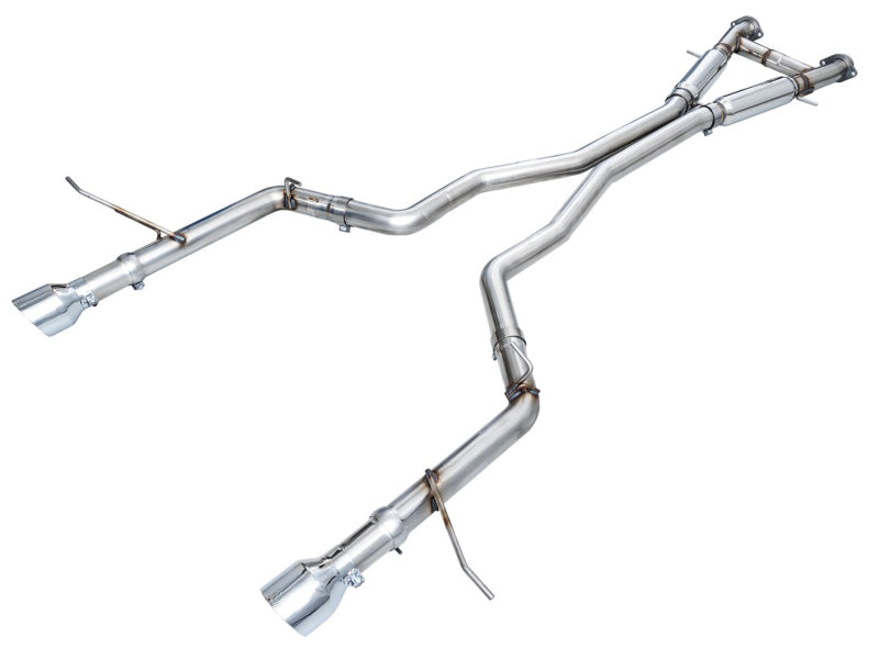 AWE Tuning 3020-32952 - AWE3020-32952 - AWE Tuning 18-23 Dodge Durango SRT & Hellcat Track Edition Exhaust - Chrome Silver Tips - Shipped in Europe - Tuningsupply.com