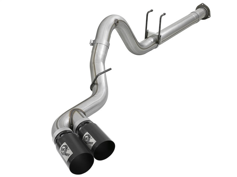 aFe 49-43102-B - AFE49-43102-B - aFe Rebel XD 4in SS DPF-Back Exhaust 17-18 Ford Diesel Trucks V8-6.7L (td) w/ Dual Black Tips - Shipped in Europe - Tuningsupply.com