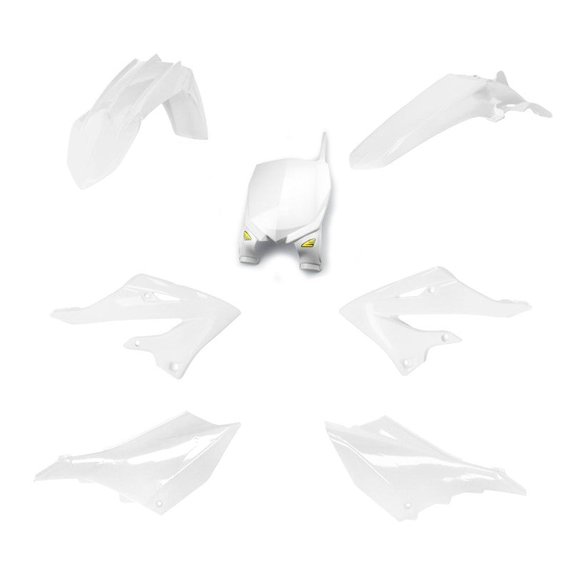 Cycra 1CYC-9433-42 - CYC1CYC-9433-42 - Cycra 22+ Yamaha YZ125 5-pc Replica Body Kit - White - Shipped in Europe - Tuningsupply.com