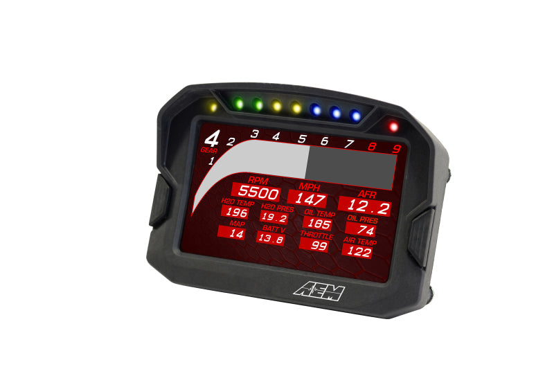 AEM 30-5603 - AEM30-5603 - AEM CD-5LG Carbon Logging Digital Dash Display w/ Internal 10Hz GPS & Antenna - Shipped in Europe - Tuningsupply.com