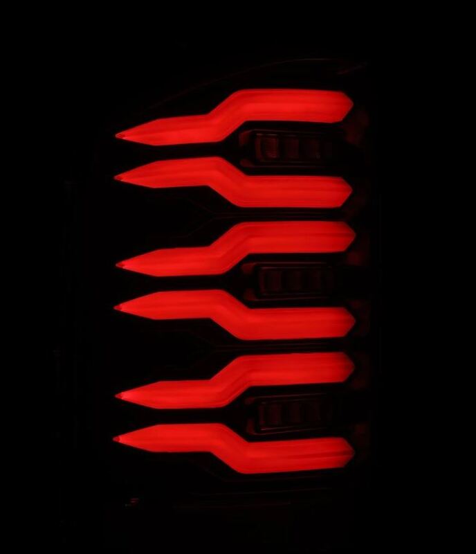 AlphaRex 620090 - ARX620090 - AlphaRex 07-13 Chevrolet Silverado 1500 (Ex. Hybrid Models) LUXX-Series LED Tail Lights Alpha-Black - Shipped in Europe - Tuningsupply.com