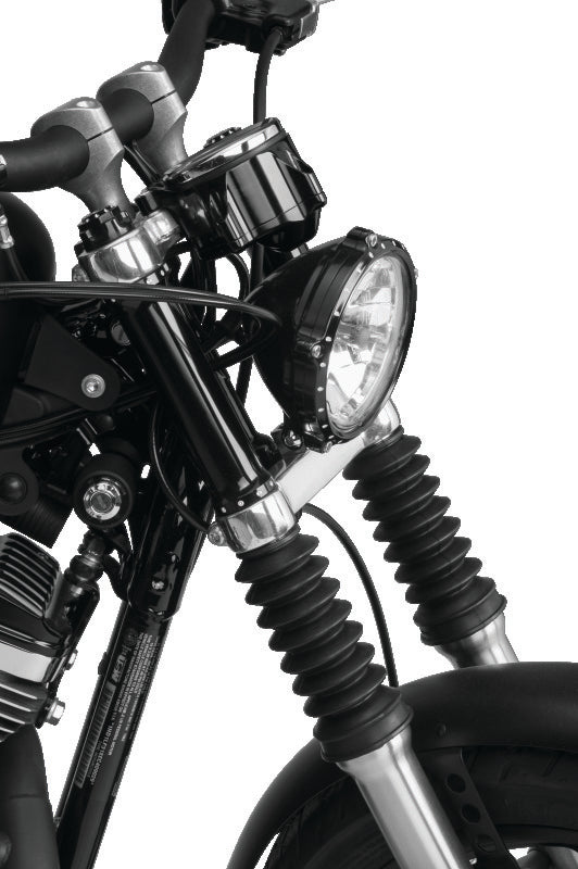 Bikers Choice 666765 - BKC666765 - Bikers Choice 39MM Black Short Fork Boots Extended 5in / Collapsed 2.25in (Pair) - Shipped in Europe - Tuningsupply.com