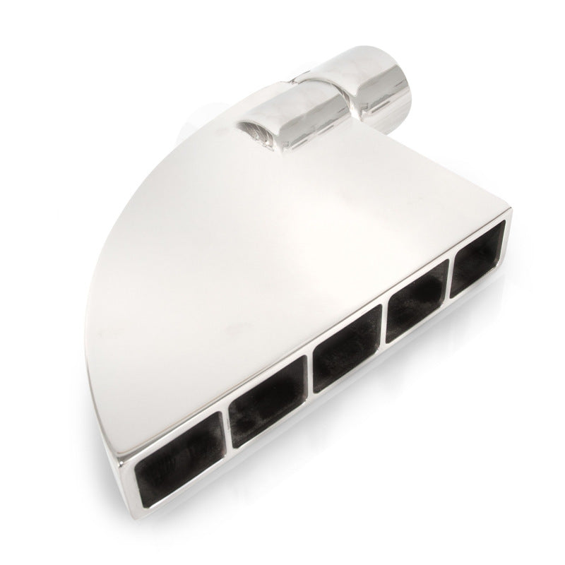 Stainless Works 801250-WG - SSW801250-WG - Stainless Works Boxxter Exhaust Tips 2 1/2in ID Inlet 1.5in x 8.5in 90 Degree - Shipped in Europe - Tuningsupply.com