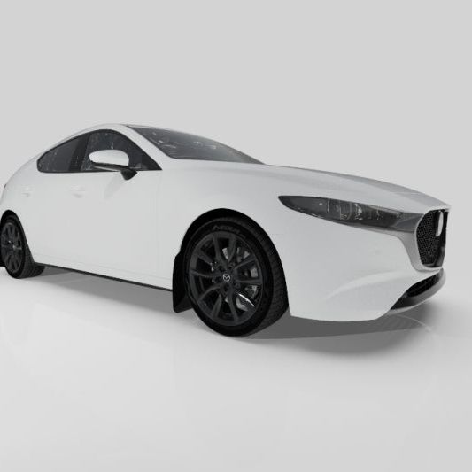 Rally Armor MF61-UR-BLK/DGRY - RALMF61-UR-BLK/DGRY - Rally Armor 19-25 Mazda3 Hatchback Black UR Mud Flap w/Dark Grey Logo - Shipped in Europe - Tuningsupply.com